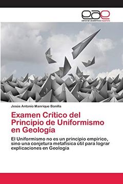 portada Examen Crítico del Principio de Uniformismo en Geología