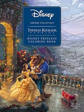 portada Disney Dreams Collection Thomas Kinkade Studios Disney Princess Coloring Book (in English)