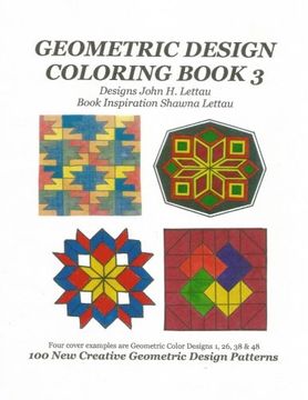 portada Geometric Design Coloring Book 3