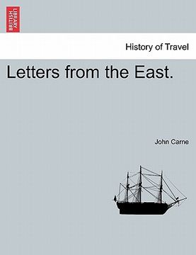 portada letters from the east. (en Inglés)