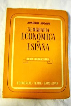 portada Geografía econónica de España