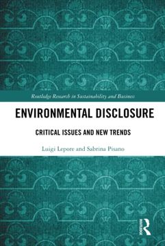 portada Environmental Disclosure (Routledge Research in Sustainability and Business) 