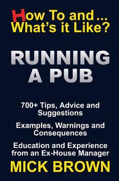 portada Running a Pub (How to...and What's it Like?)