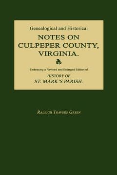 portada genealogical and historical notes on culpeper county, virginia (in English)