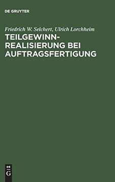 portada Teilgewinnrealisierung bei Auftragsfertigung (in German)