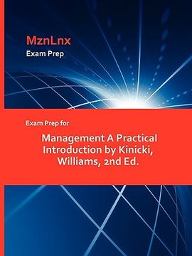 portada exam prep for management a practical introduction by kinicki, williams, 2nd ed.