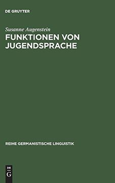 portada Funktionen von Jugendsprache (in German)