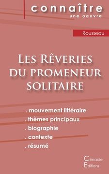 portada Fiche de lecture Les Rêveries du promeneur solitaire de Jean-Jacques Rousseau (analyse littéraire de référence et résumé complet) (in French)