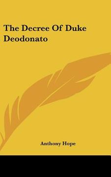 portada the decree of duke deodonato