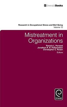 portada Mistreatment in Organizations (Research in Occupational Stress and Well Being)