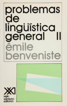 portada Problemas de Lingüística General. Ii (in Spanish)