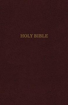 portada KJV, Reference Bible, Super Giant Print, Leather-Look, Burgundy, Indexed, Red Letter Edition, Comfort Print (in English)