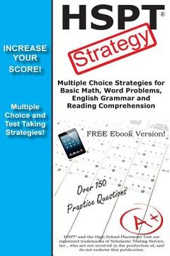 portada HSPT Strategy: Winning Multiple Choice Strategies for the HSPT Test (en Inglés)