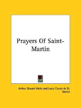 portada prayers of saint-martin (in English)