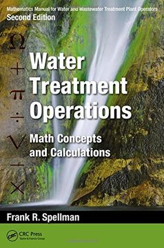 portada Mathematics Manual for Water and Wastewater Treatment Plant Operators: Water Treatment Operations: Math Concepts and Calculations (en Inglés)