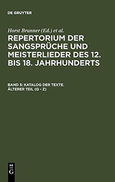portada Katalog der Texte. Alterer Teil (q - z) (en Alemán)