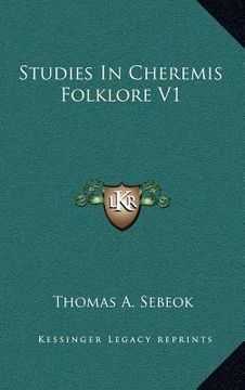 portada studies in cheremis folklore v1 (en Inglés)