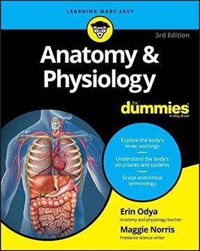 portada Anatomy & Physiology for Dummies (For Dummies (Math & Science)) (For Dummies (Lifestyle)) (en Inglés)