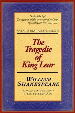 portada tragedie of king lear: applause first folio editions (in English)