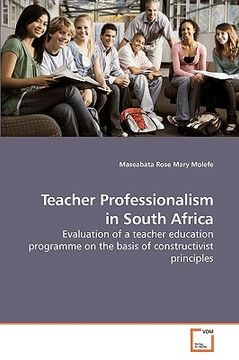 portada teacher professionalism in south africa (en Inglés)