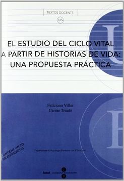 portada Estudio del Ciclo Vital a Partir de Historias de Vida, el: Una Propuesta Práctica. Llibre + Cd-Rom