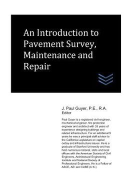 portada An Introduction to Pavement Survey, Maintenance and Repair