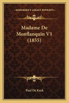 portada Madame De Monflanquin V1 (1855) (in French)