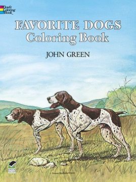 portada Favorite Dogs Coloring Book (in English)