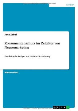 portada Konsumentenschutz im Zeitalter von Neuromarketing (German Edition)