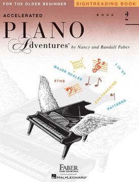 portada Accelerated Piano Adventures for the Older Beginner - Sightreading Book 2 (in English)