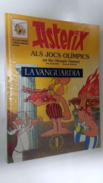 portada Coleccion Asterix num 05: Asterix als Jocs Olimpics (as the Olympic Games). Bilingue con Textos en Catalan e Ingles. La Vanguardia