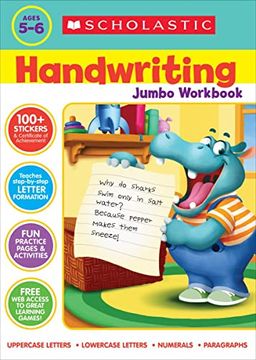 portada Scholastic Handwriting Jumbo Workbook (en Inglés)