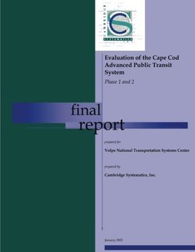 portada Evaluation of the Cape Cod Advanced Public Transit System: Phase 1 and 2