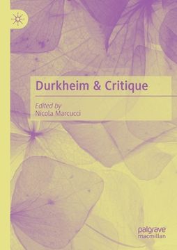 portada Durkheim & Critique (en Inglés)