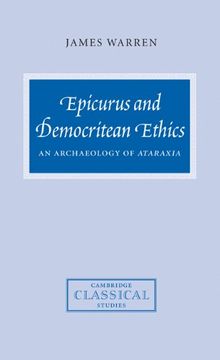 portada Epicurus and Democritean Ethics Hardback: An Archaeology of Ataraxia (Cambridge Classical Studies) (en Inglés)