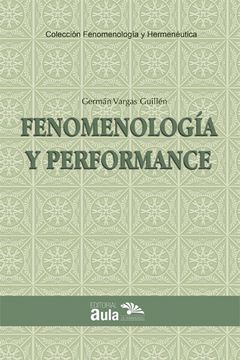 portada Fenomenología y performance (in Spanish)