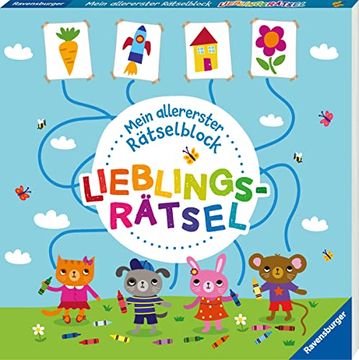 portada Ravensburger Mein Allererster Rätselblock - Lieblingsrätsel - Rätselblock für Kinder ab 3 Jahren (en Alemán)