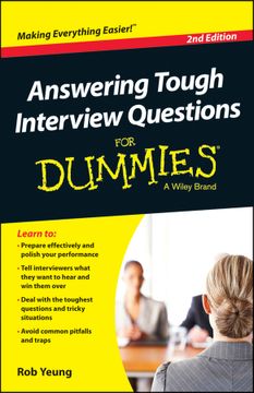 portada Answering Tough Interview Questions For Dummies, 2Nd Edition (in English)