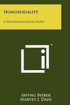 portada homosexuality: a psychoanalytical study (in English)