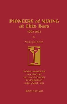 portada pioneers of mixing at elite bars: 1903-1933 (in English)