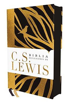 portada Reina Valera Revisada, Biblia Reflexiones de c. S. Lewis, Tapa Dura, Negro, Interior a dos Colores, Comfort Print (in Spanish)