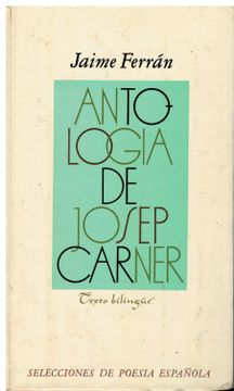portada Antología de Josep Carner. Texto Bilingüe.