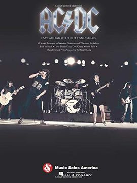 portada AC/DC: Easy Guitar with Riffs and Solos (en Inglés)