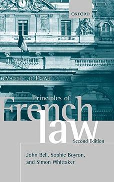 portada Principles of French law (en Inglés)