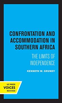 portada Confrontation and Accommodation in Southern Africa: 10 (Perspectives on Southern Africa) (en Inglés)