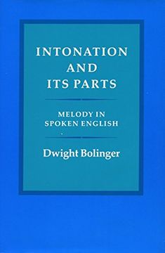portada Intonation and its Parts: Melody in Spoken English (in English)