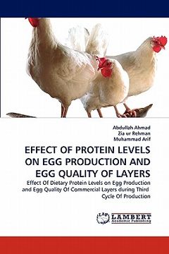 portada effect of protein levels on egg production and egg quality of layers (en Inglés)