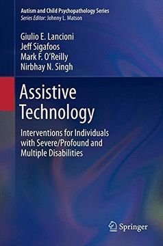portada Assistive Technology: Interventions for Individuals With Severe/Profound and Multiple Disabilities (Autism and Child Psychopathology Series) (en Inglés)