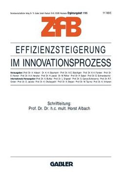 portada Effizienzsteigerung Im Innovationsprozeß (en Alemán)