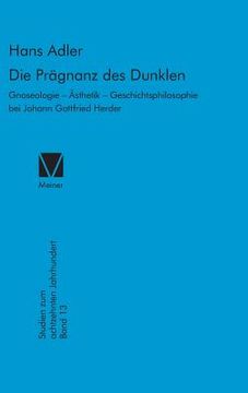 portada Die Prägnanz des Dunklen (en Alemán)